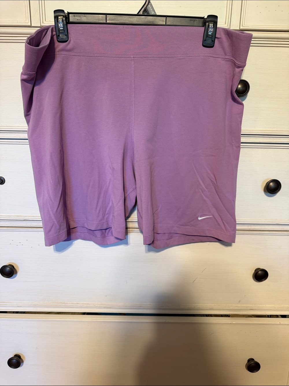 Nike Lavender Stretch Athletic Bike Shorts